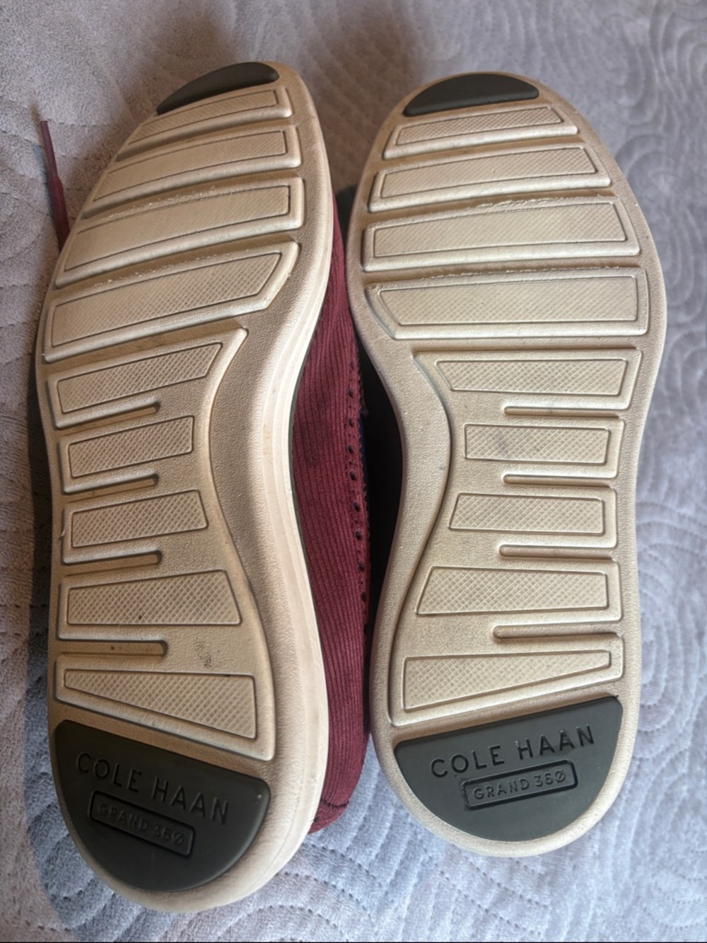 Cole Haan Men's Og Rem Longwing Burgundy & Navy Mesh Derby Shoes; Sz: 8.5; EUC - Picture 8 of 8